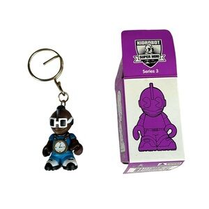 Kidrobot Supermini Keychain Series 3 2007 "Yeeeah Boy" Flava Flav Hip Hop w/ Box
